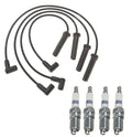 Set of 4 ACDelco Spark Plugs & Ignition Wire Set for Chevy 2.2 L4
