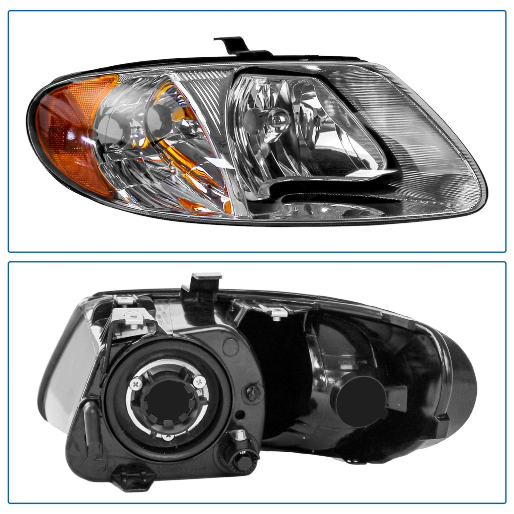 Headlights for Dodge Caravan, Town & Country, Voyager (2001–2007)