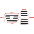2X Brake Gas Pedal Pad Cover Stainless Steel for Haval H2 H4 H6 M6 F5 (2014–2023)
