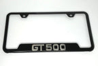 License Plate Frame Front Black Licensed Laser Etched for Ford Mustang GT500 (2007–2014)
