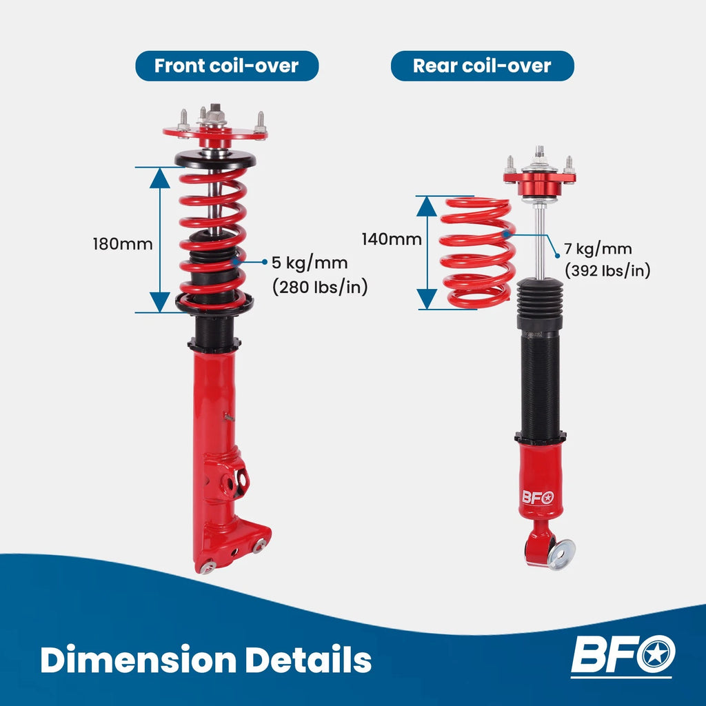 Coilover Suspension Lowering Kit for BMW Z3 E36 (1996–2002)