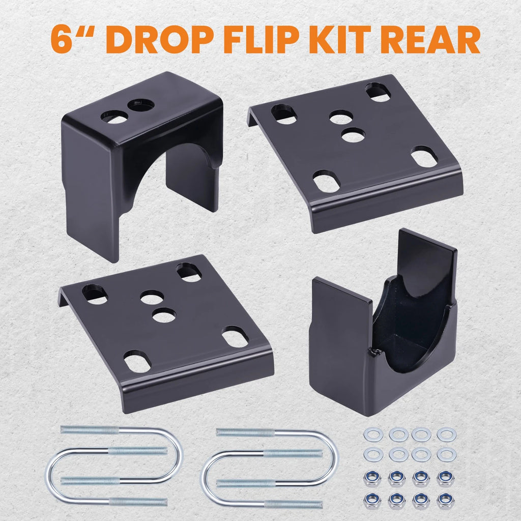 6" Axle Drop Flip Kit for Dodge Ram D100 D150 (1972-1993)