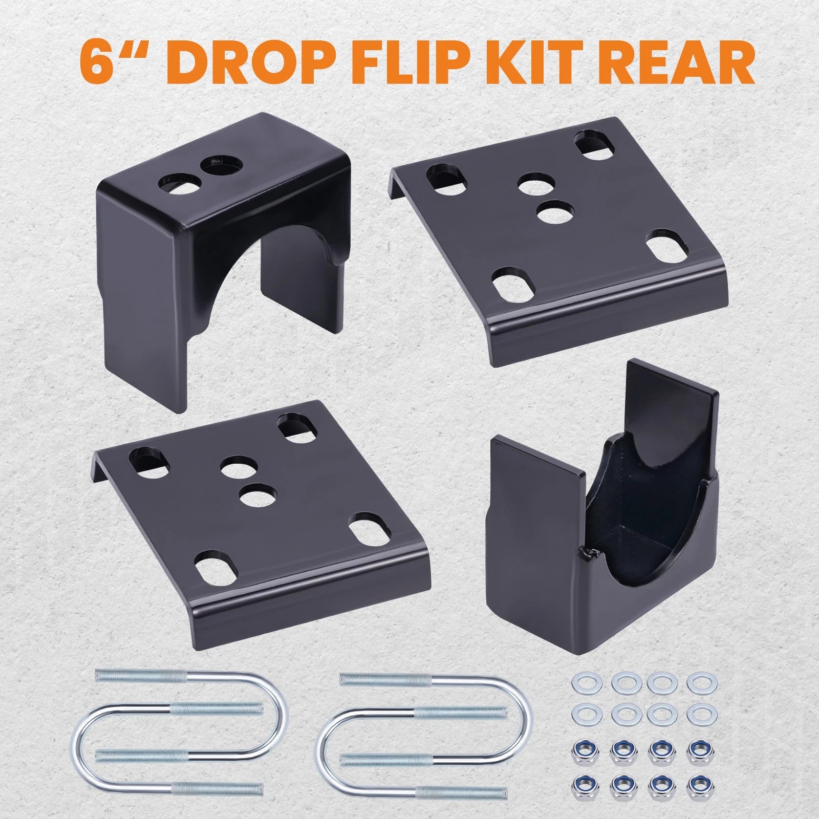 6" Axle Drop Flip Kit for Dodge Ram D100 D150 (1972-1993)