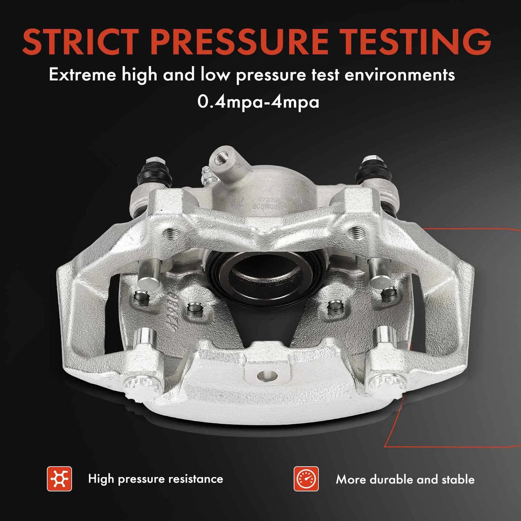 Pair Front Brake Calipers with Bracket for Mercedes-Benz W212 (2009–2016)