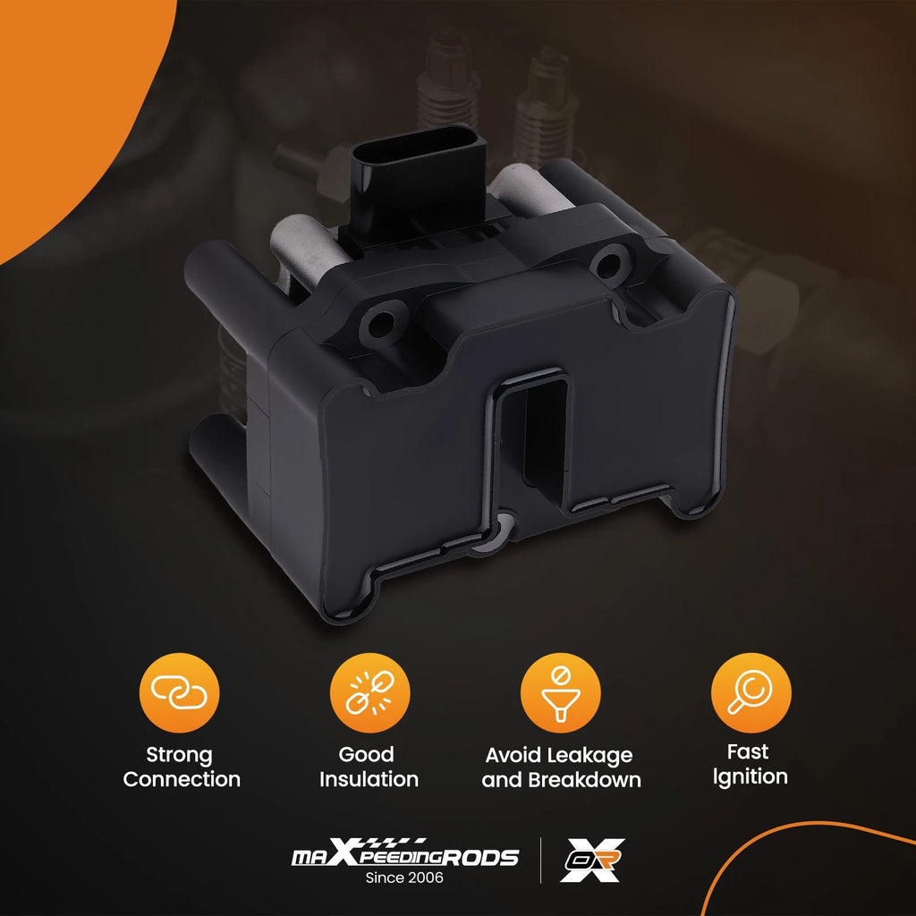 Ignition Coil Pack for Seat Leon VW Golf 1.6L-2.0L (2000–2006) 032905106B IC387