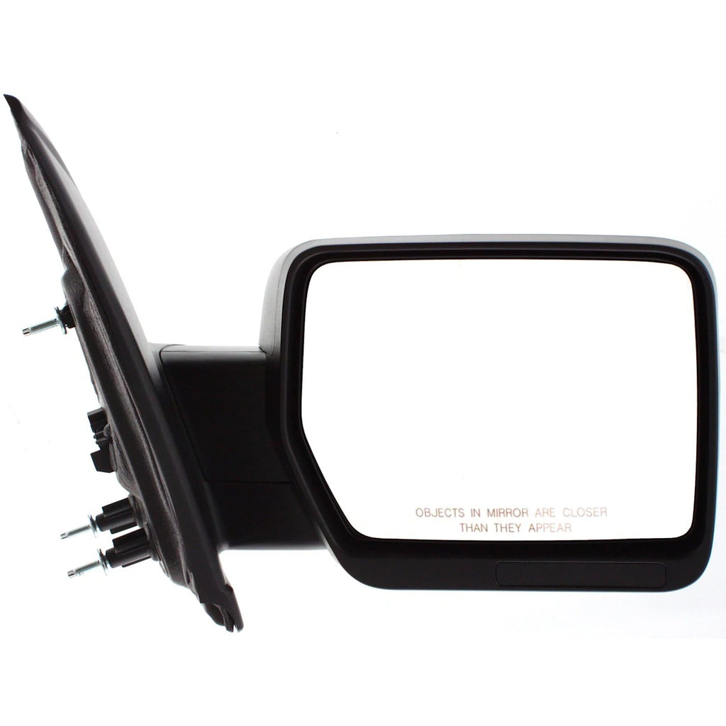 Power Mirror Set of 2 for Ford F-150 (2009–2010) Textured Black Manual Folding