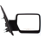Power Mirror Set of 2 for Ford F-150 (2009–2010) Textured Black Manual Folding