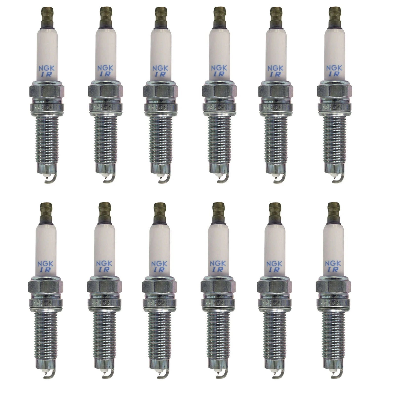 Set of 12 NGK Laser Iridium Spark Plugs (Gap 0.036) for