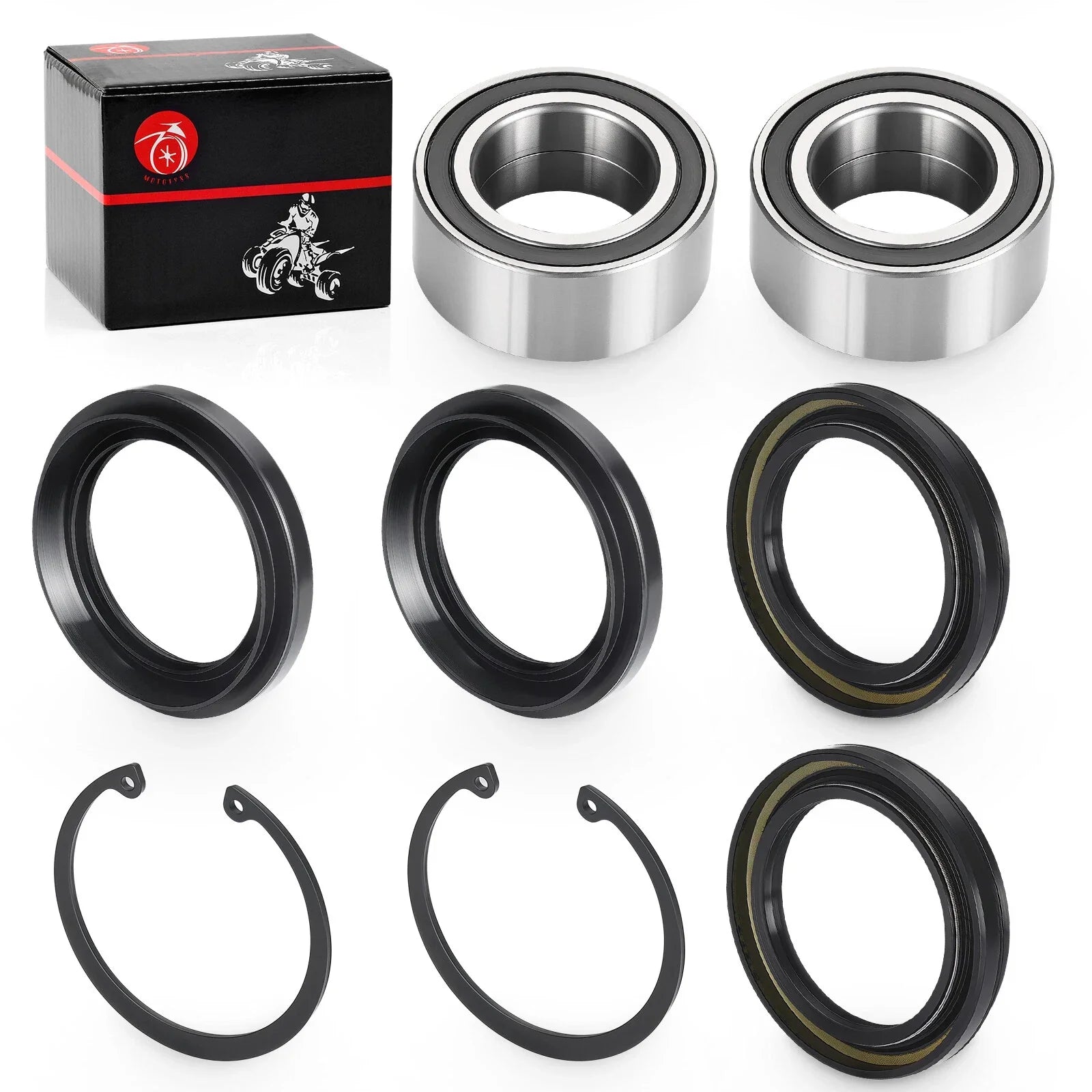 Rear Bearings & Seals Kit for Honda Rincon 650 680 TRX650 TRX680 (2003–2013)