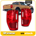 2Pcs Full LED Tail Light Assembly with Blind Spot for Ford Ranger (2019–2023)