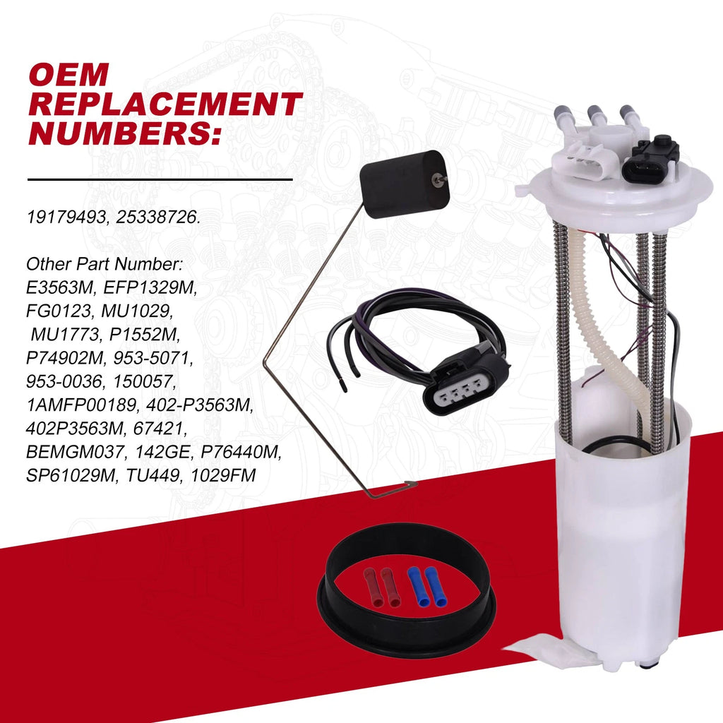 Fuel Pump Module Assembly for Chevy S10 GMC Sonoma (2002-2003)
