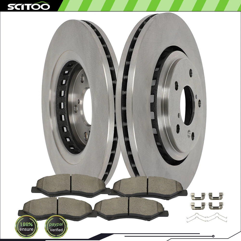 Front Brake Rotors and Ceramic Pads for Honda Odyssey (2018–2023)