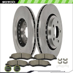 Front Brake Rotors and Ceramic Pads for Honda Odyssey (2018–2023)
