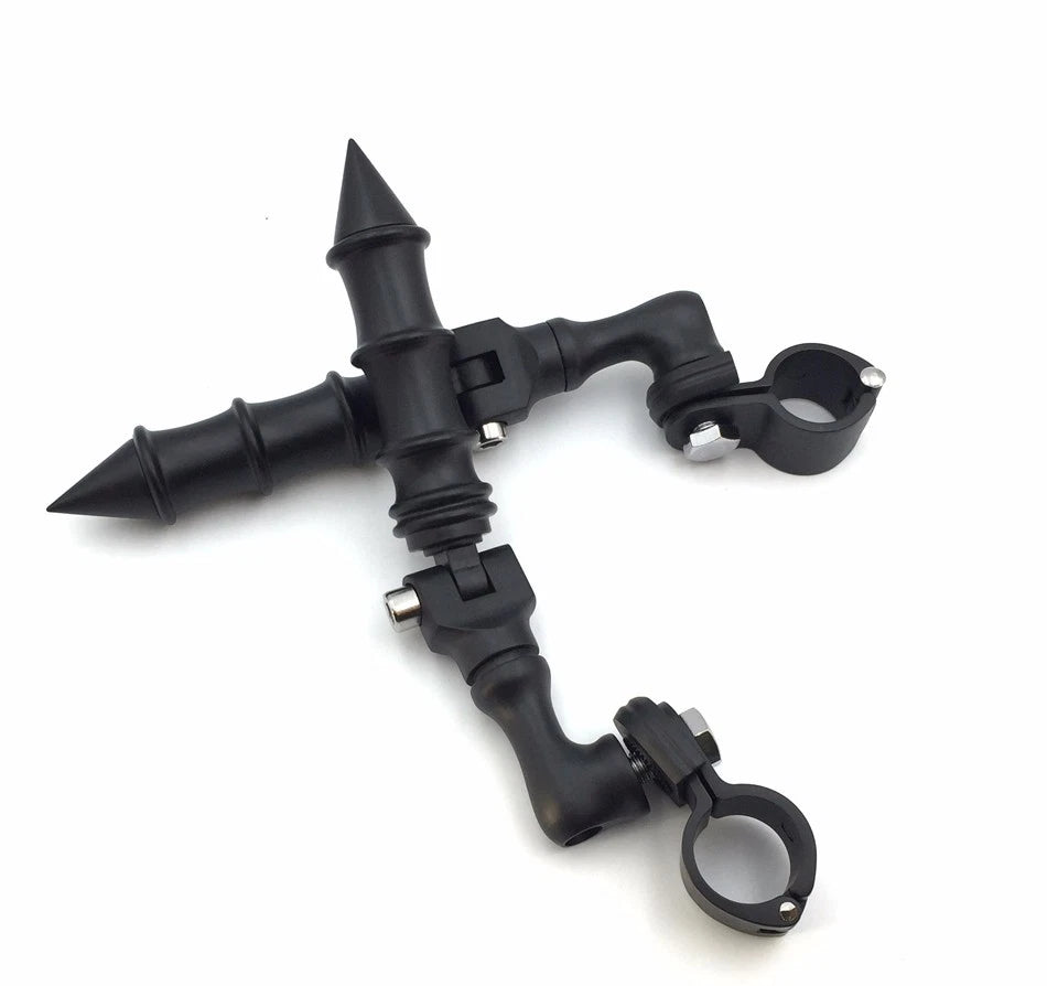 1.5" Black SA Foot Peg for Honda GoldWing VTX1300 Shadow Valkyrie (2001–2010)