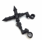 1.5" Black SA Foot Peg for Honda GoldWing VTX1300 Shadow Valkyrie (2001–2010)