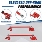 Traction Tie Bars for Chevrolet Silverado GMC Sierra (1999–2018) Red 2WD 4WD