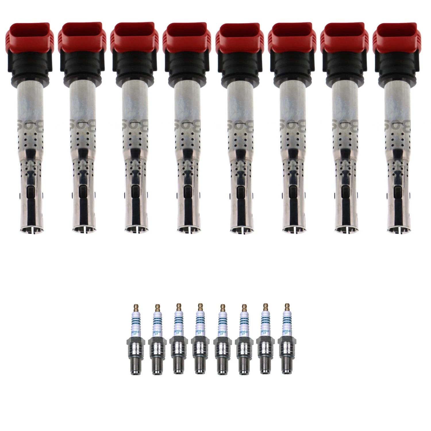 Set of 8 Ignition Coils & Spark Plugs for Audi R8 S5 (2007–2020)