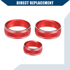 Set of 1 Air Conditioner AC Control Switch Knob Cover for Subaru Impreza (2017–2023) Red