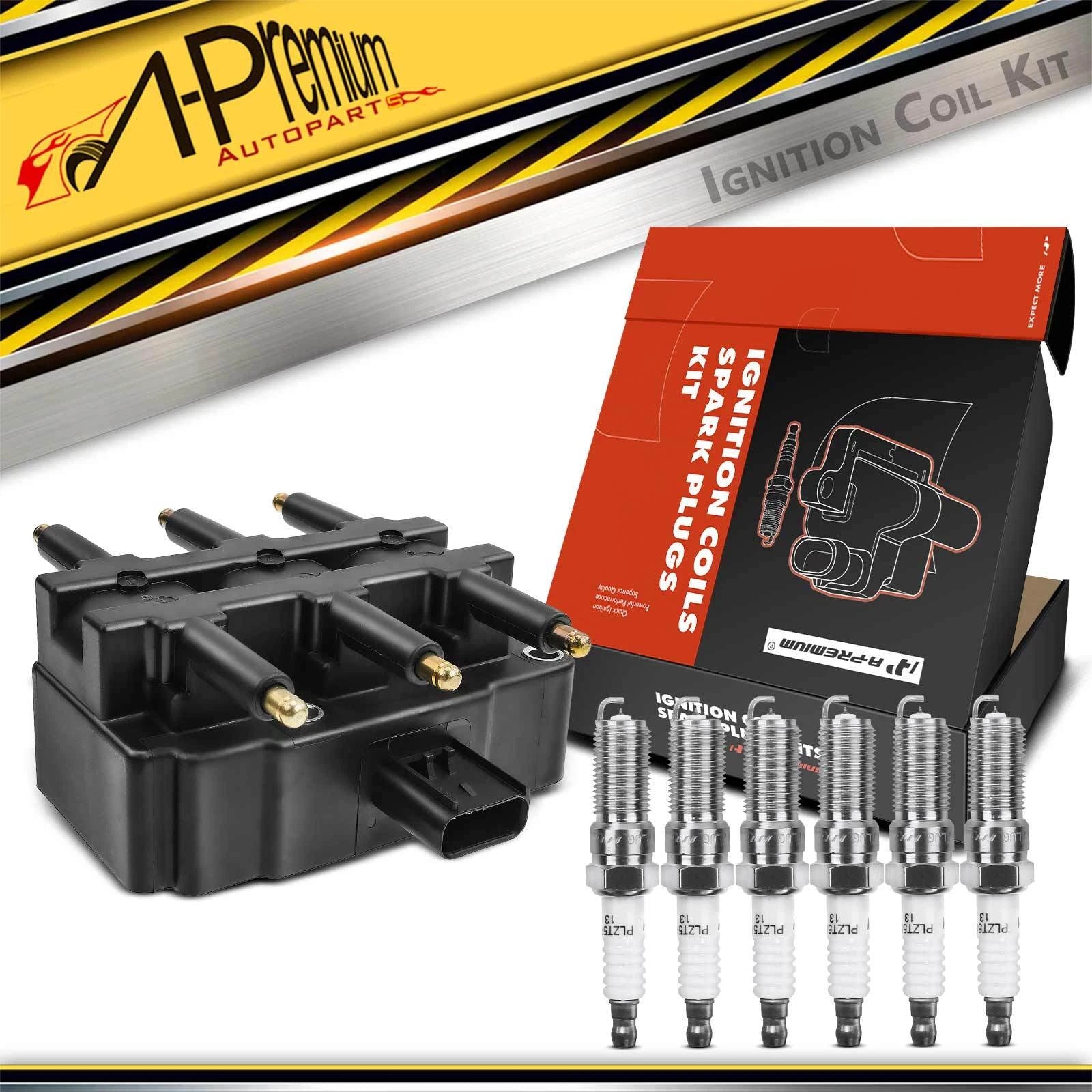 Ignition Coil & Iridium Spark Plugs for Jeep Wrangler (2007–2011)