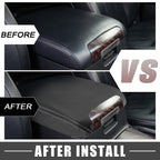 Center Console Armrest Cover for Dodge Charger (2011–2023) Black Gray