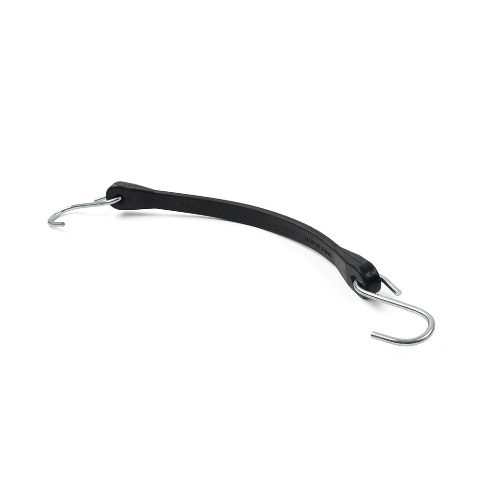 10" Rubber Tarp Straps Tie Down Bungee Cords with Hooks for Cars