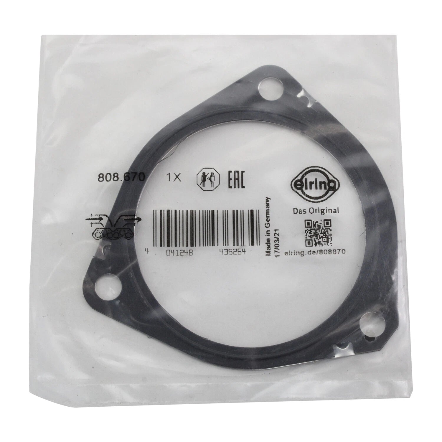 Elring Right Exhaust Gasket for 808.670