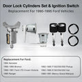 Ignition Switch & Door Lock Cylinder Set for Ford F150 F250 F350 Ranger (1990–1995)