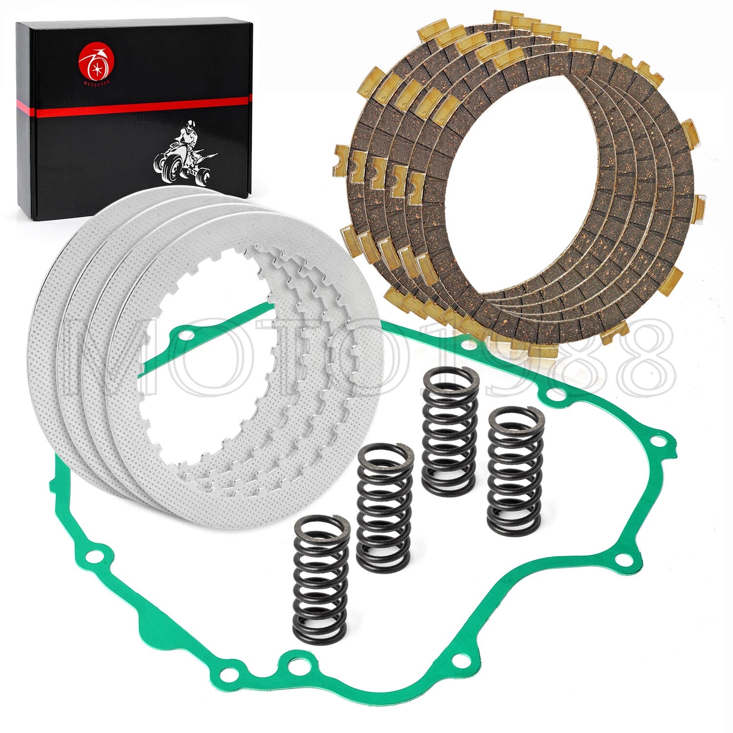Clutch Kit for Kawasaki Ninja 250R EX250 (2008–2012) - Heavy Duty, Spring, Gasket