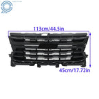 Front Upper Grille for Chevrolet Colorado (2021–2022) Gloss Black Trim