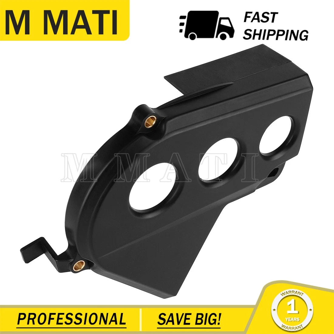 Left Plastic Crankcase Cover for Yamaha Warrior 350, Raptor 350 (1997–2006) 1UY-15421-00-00