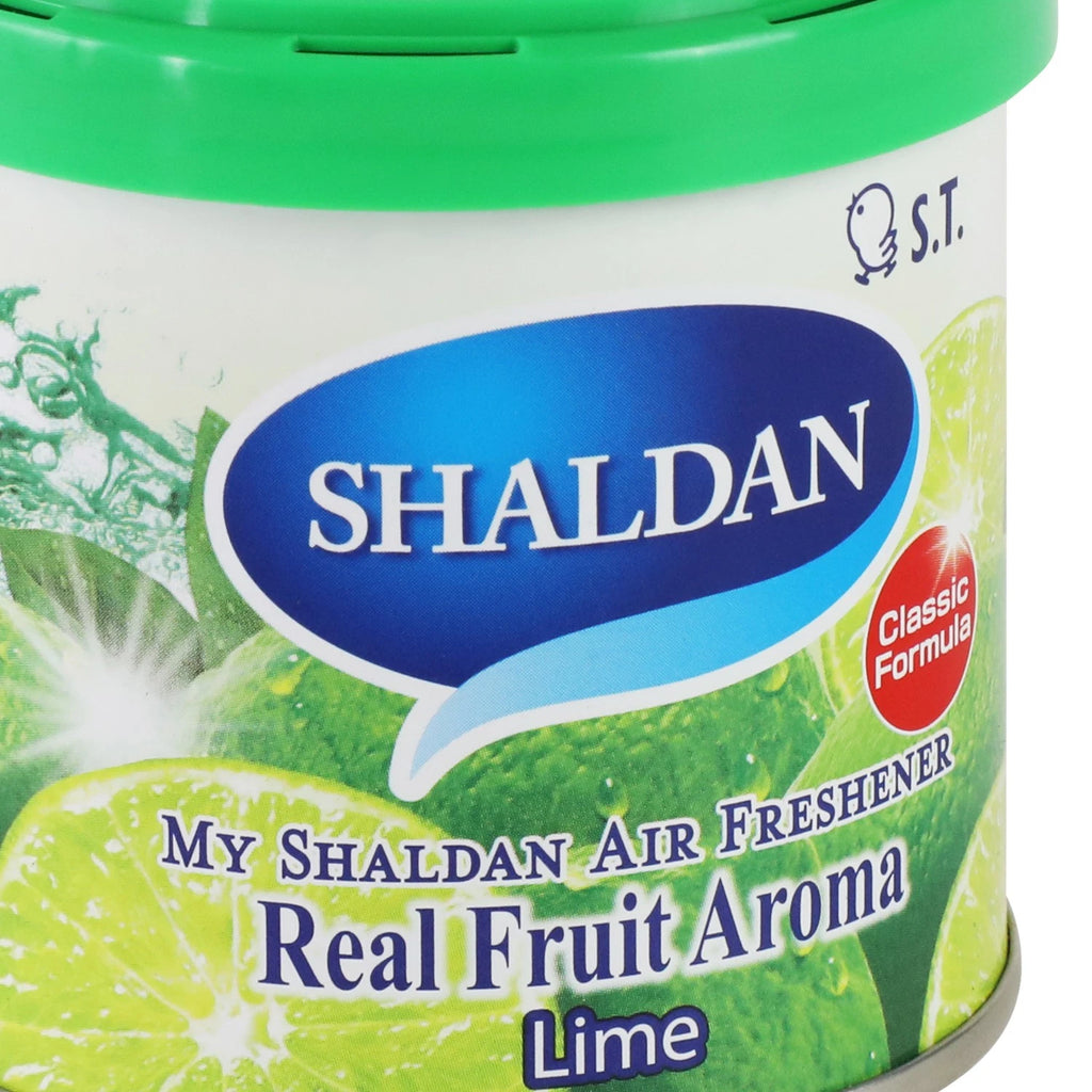 My Shaldan 80g Steel Can Air Freshener Deodorizer for Car Home Office - Lime