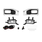 Clear Bumper Fog Lights with Bezels and Wiring for GMC Yukon XL (2015–2020)