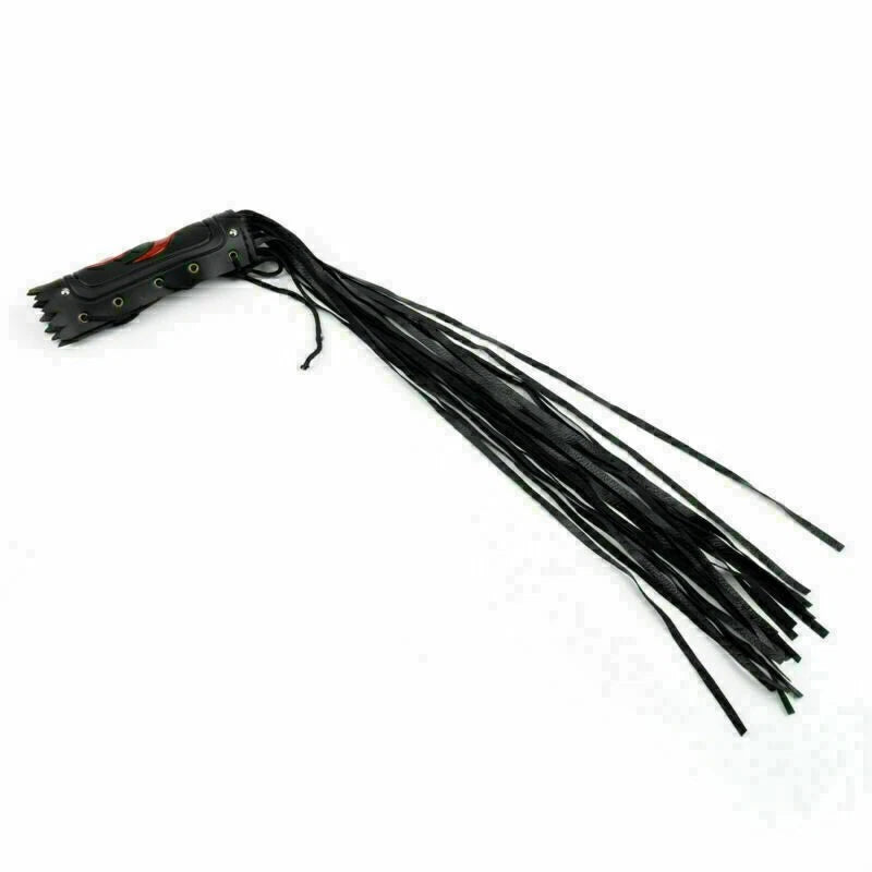 Synthetic Leather Fringe Handle Grip Cover for Cruiser Chopper