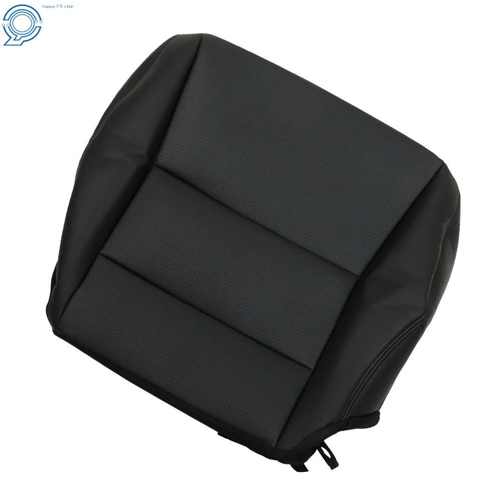 Driver Side Bottom Seat Cover for Honda Accord (2013-2017) Leather Black