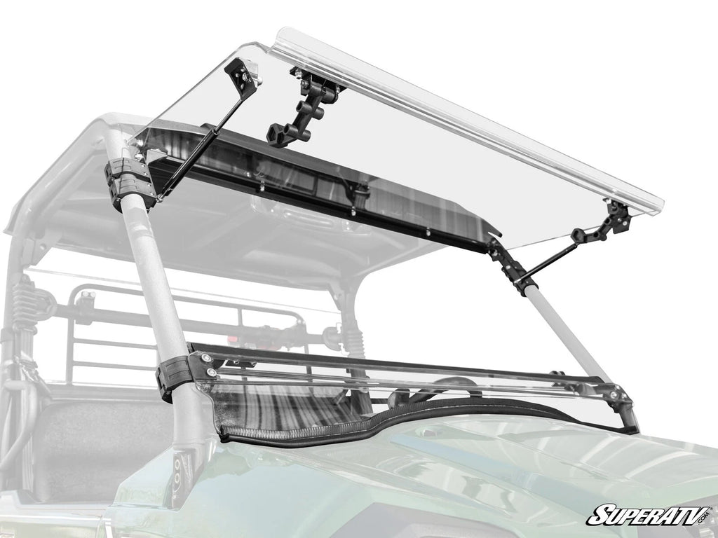 Scratch Resistant Flip Windshield for Kawasaki Mule Pro MX (2019–2023)