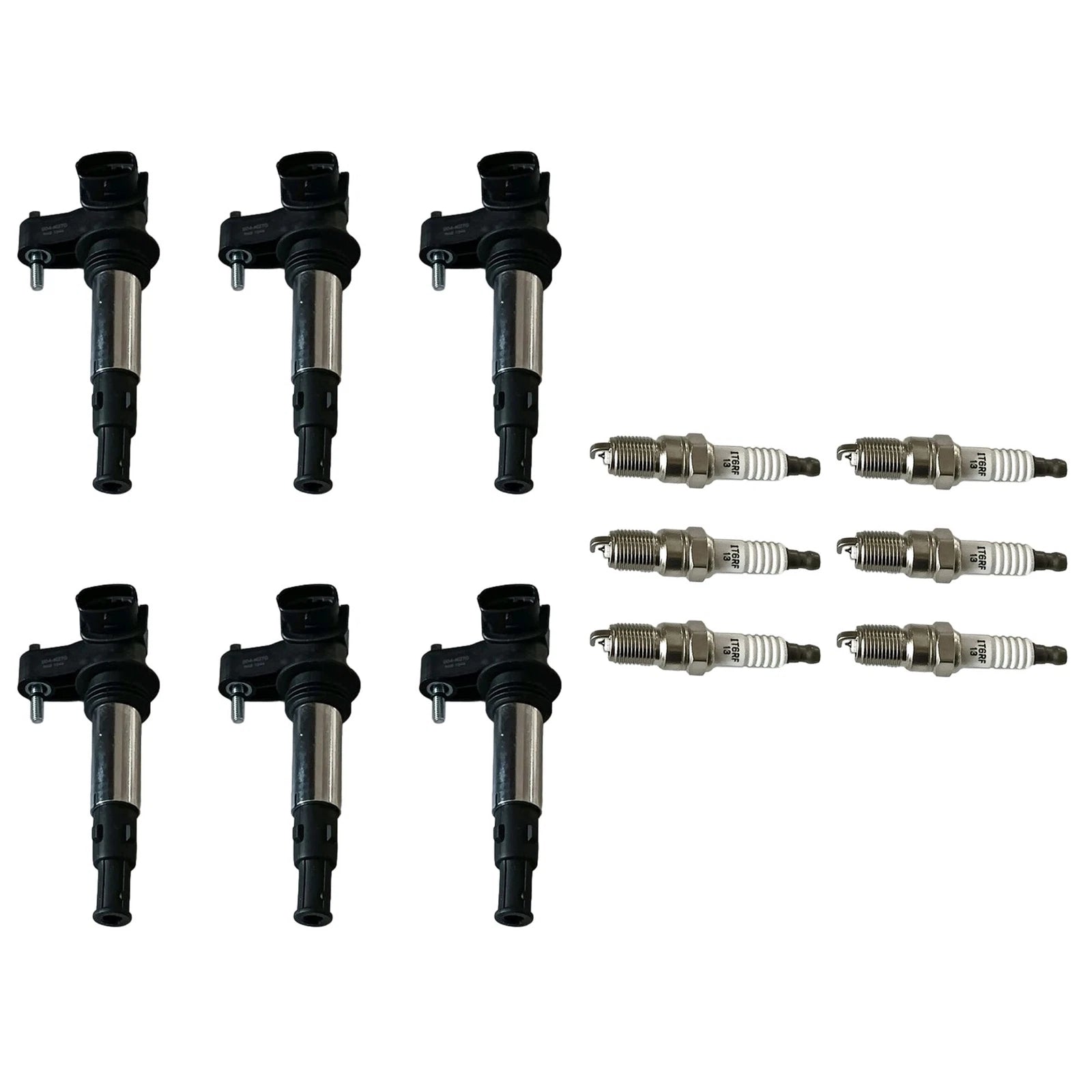 6X Ignition Coils & 6X Spark Plugs for Cadillac CTS 2.8L V6 (2005–2007) UF375