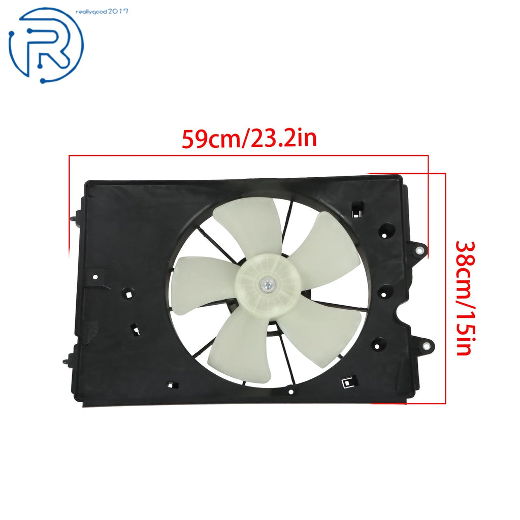 Radiator Cooling Fan Assembly with Shroud for Honda Pilot Ridgeline (2009-2015)