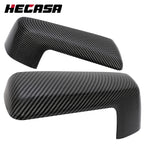 Upper Top Half Mirror Cover for GMC Sierra 1500 (2019–2024) Carbon Fiber