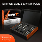 4X Ignition Coil Iridium Spark Plug for Toyota Pontiac Scion Lexus (N/A) UF596 PNT