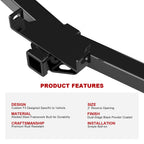 2 Inch Trailer Hitch Receiver for Ford F-150, Lincoln Mark LT (2006–2008)
