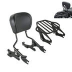 Sissy Bar Backrest Luggage Rack Docking Kit for Harley Touring (2014–2025)