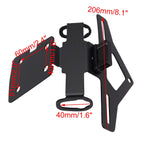 License Plate Holder Frame for Kawasaki Z900 (2025) - Black