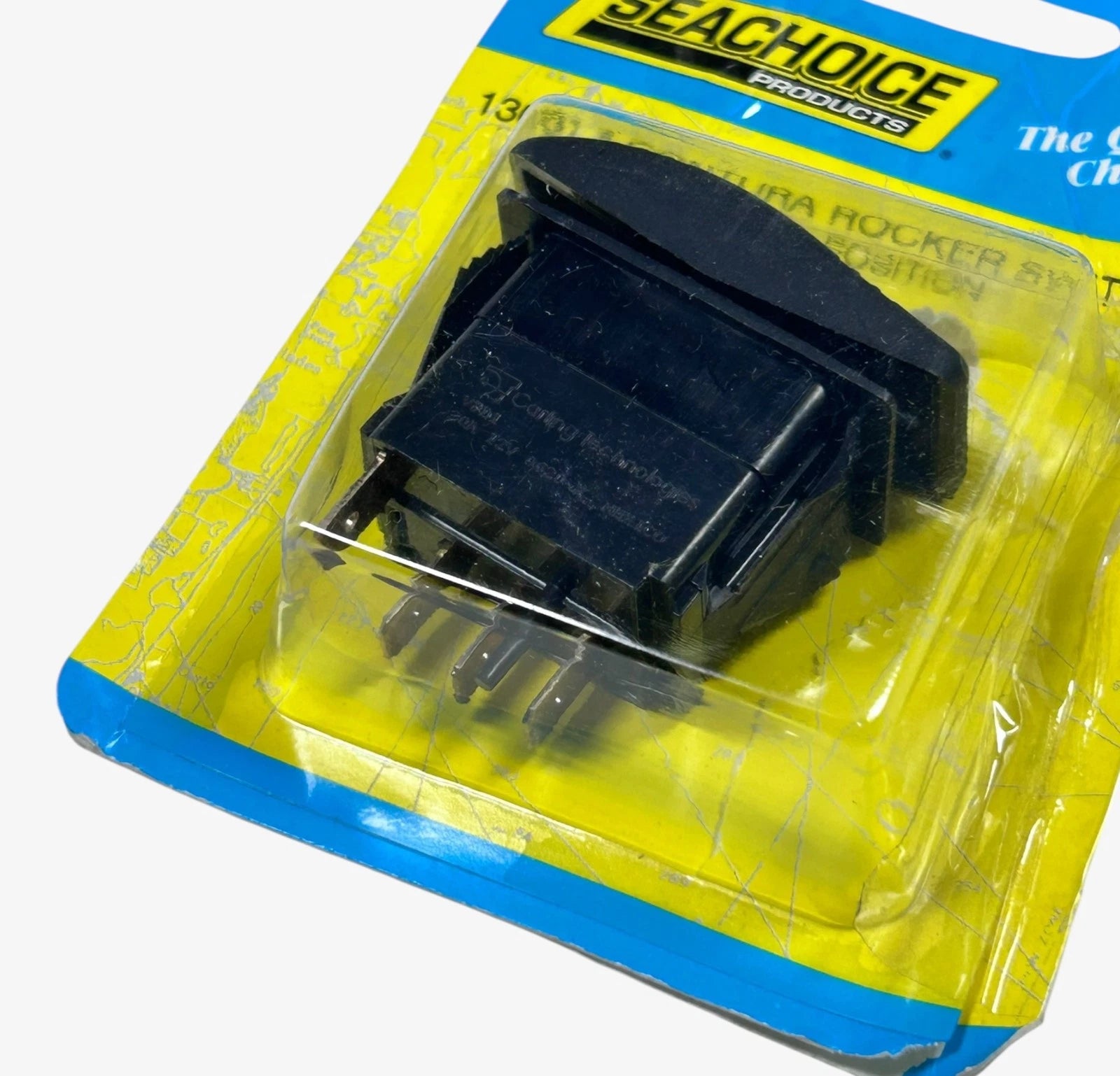 Contura Illuminated Rocker Switch for Seachoice 13001 (3 Position On-Off-On)