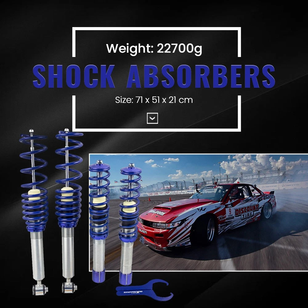 Set of 4 Street Lowering Coilovers for BMW E39 5-Series (1997–2003)