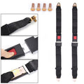 10 Pack Adjustable 2-Point Lap Seat Belts for Universal Trucks & Cars
