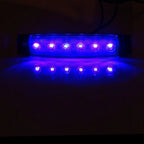 10PCS 3/8" Yellow/Blue LED Clearance Side Marker Lights for Trailer Van Truck