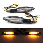 LED Turn Signal Indicators  Amber Lamps for Universal Motorcycle