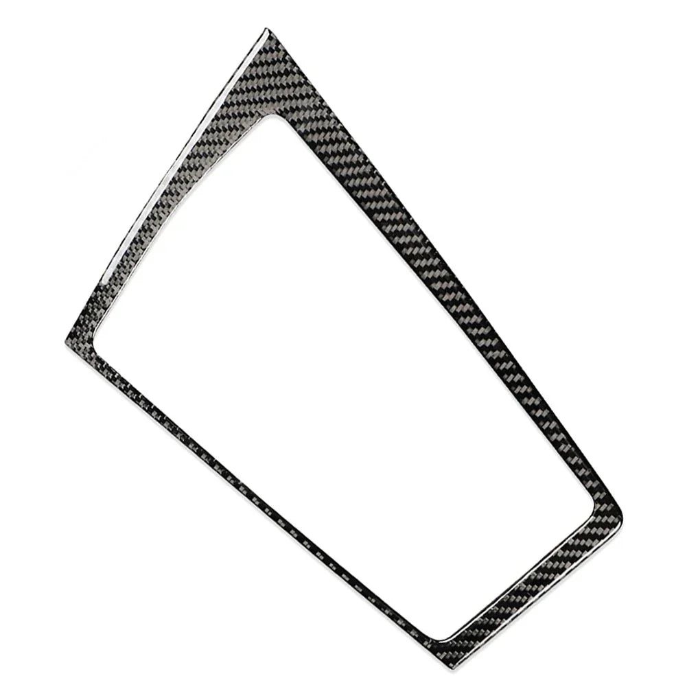 Black Gear Shift Panel Frame Cover Trim for Volkswagen Golf 8 MK8 (2021-2023)