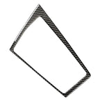 Black Gear Shift Panel Frame Cover Trim for Volkswagen Golf 8 MK8 (2021-2023)