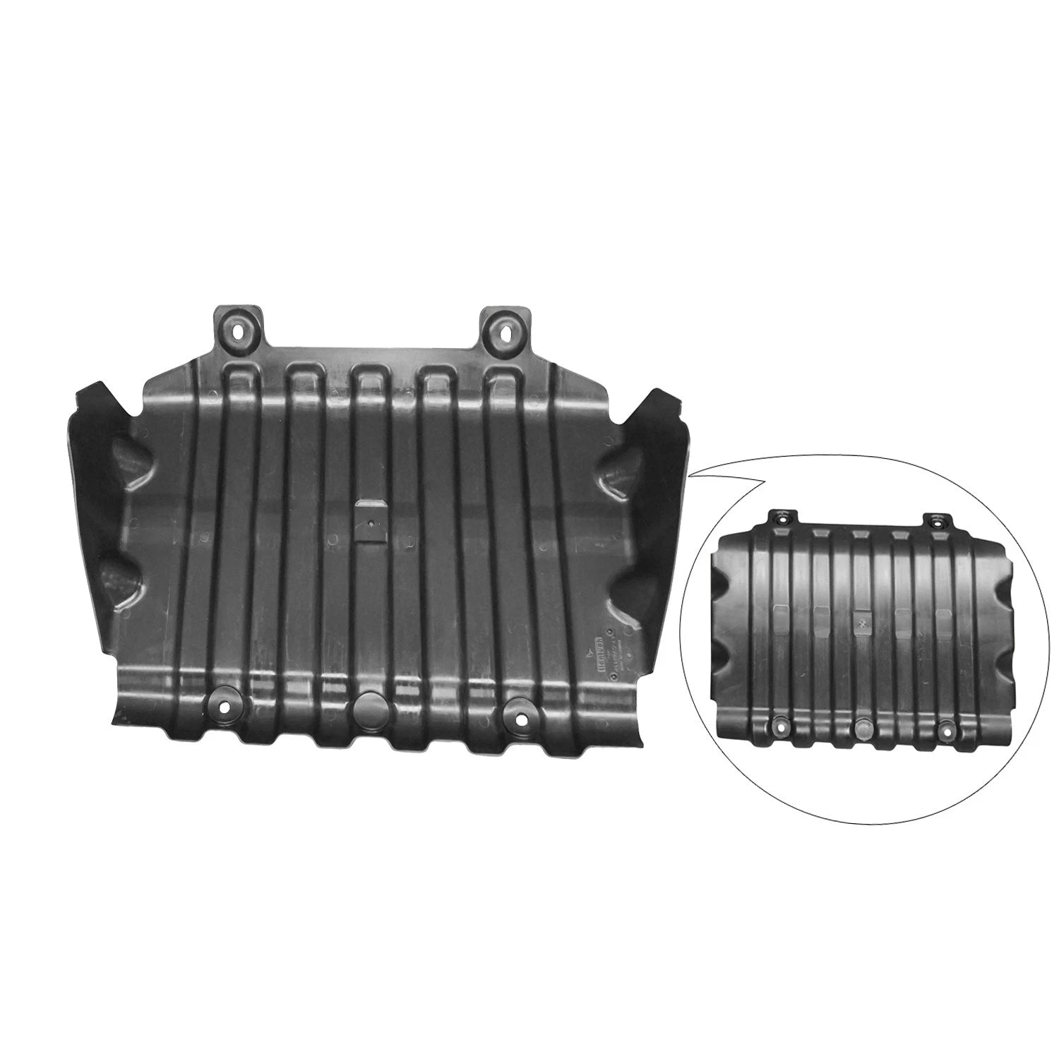 Replacement Polypropylene Front Center Lower Undercar Shield for Toyota (2007–2013)